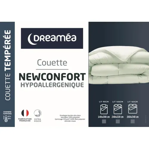 Couette tempérée 140x200 cm DREAMEA NEWCONFORT