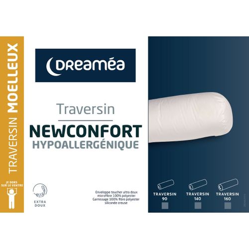 Traversin longueur 160 cm DREAMEA NEWCONFORT
