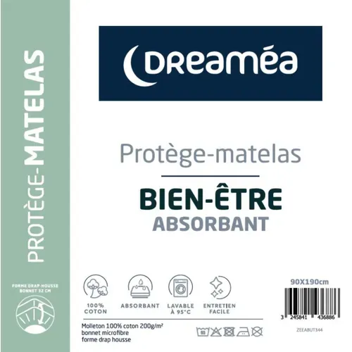 Protège matelas 90x190 cm DREAMEA BIEN-ETRE