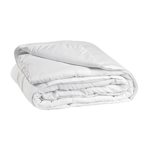 Couette - 220 X 240 Cm - Tempérée - 100% Polyester - 2 Personnes - Blanc