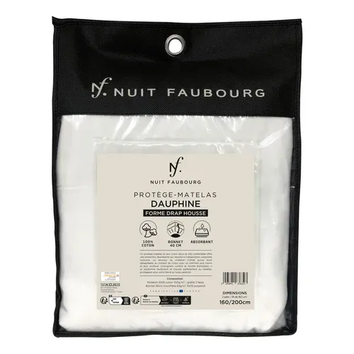 Protège matelas 160x200 cm NUIT FAUBOURG DAUPHINE
