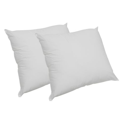 Lot de 2 oreillers 60x60 cm DREAMEA EDITION NEW COTON BIO