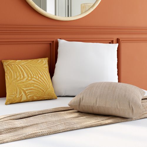 Oreiller moelleux 60x60 cm DREAMEA NEWSOFT RECYCLEE