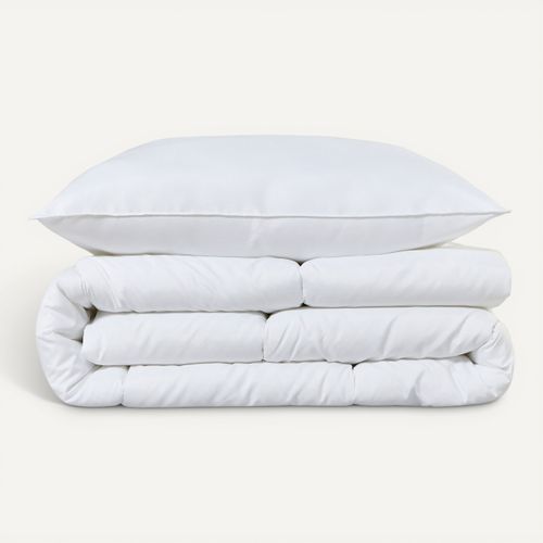 KIT COUETTE ET OREILLER DREAMEA KIT TOUT EN UN 140x200 vue 3/4