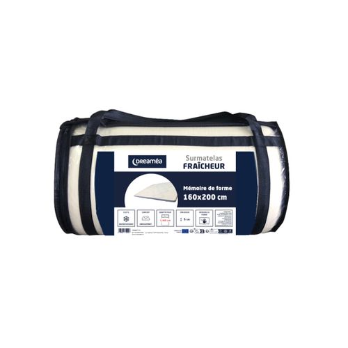 Surmatelas 160x200 cm DREAMEA FRAICHEUR