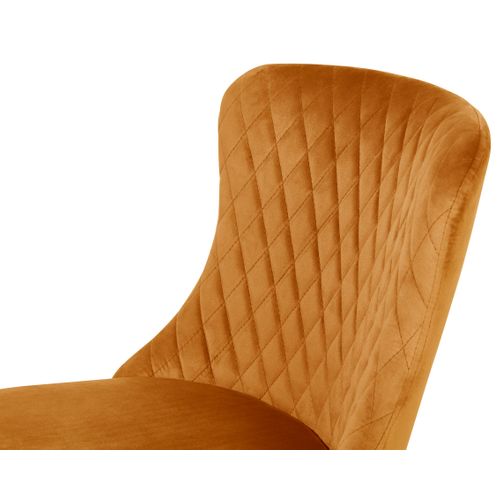 Chaise velours ORA or