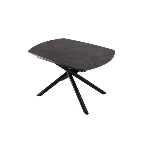 Table céramique L.120/180 CECILIA Gris anthracite