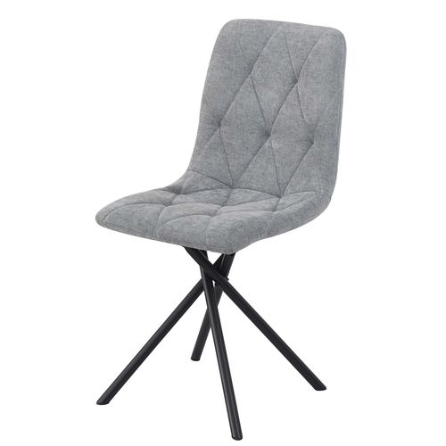 Chaise pivotante LYA Gris vue de profil