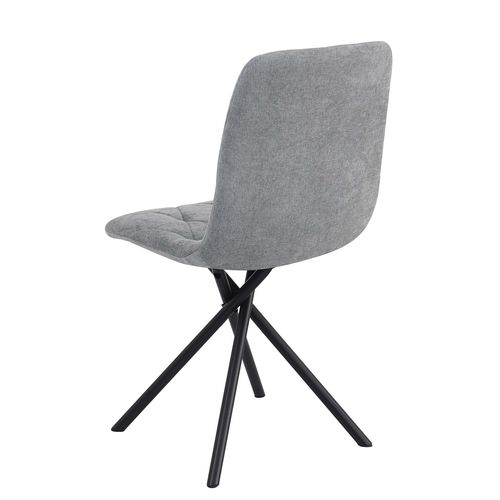 Chaise pivotante LYA Gris vue de derrière