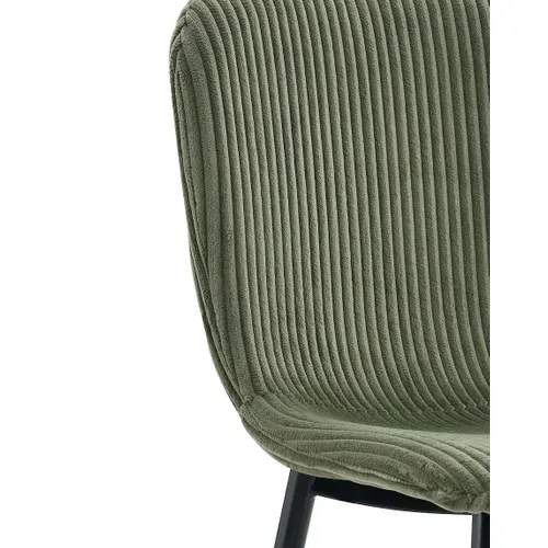 Lot 4 chaises MATHILDE Kaki vue détaillée