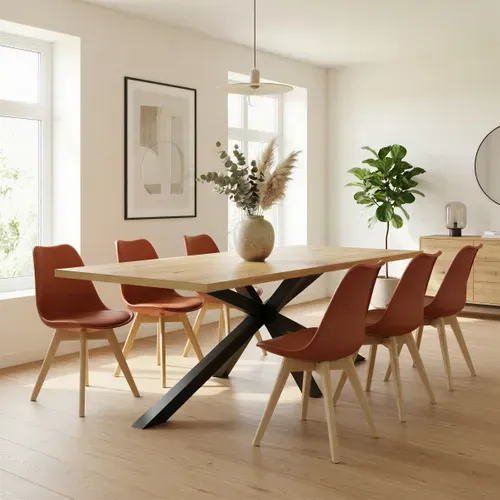 Chaise NORVEGE terracotta