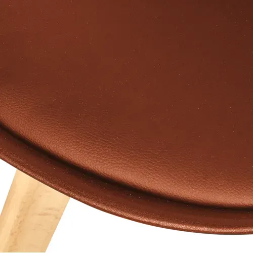 Chaise NORVEGE terracotta vue détaillée