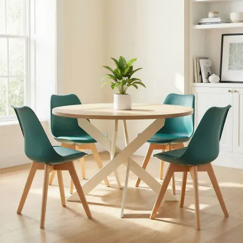 Chaise NORVEGE Bleu canard