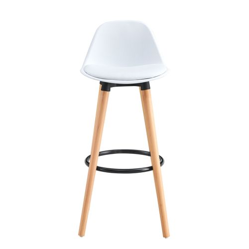 Tabouret bar H70 NORVEGE BLANC