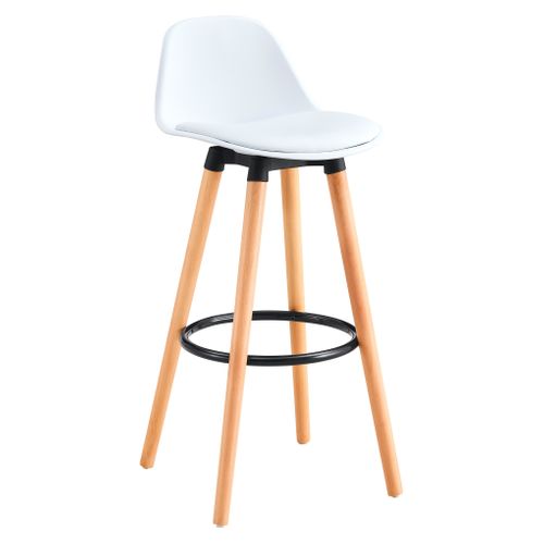 Tabouret bar H70 NORVEGE BLANC