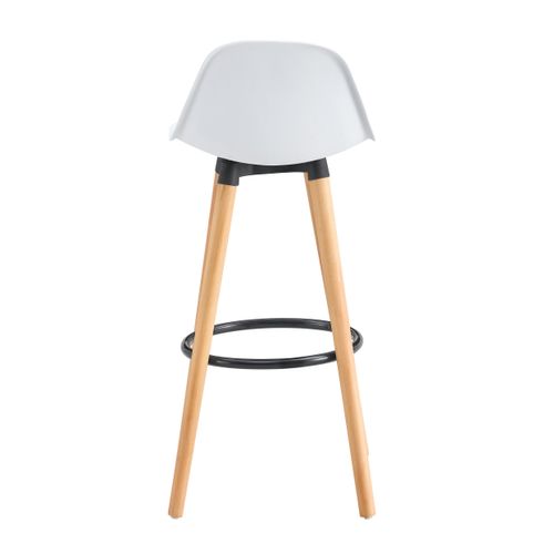 Tabouret bar H70 NORVEGE BLANC