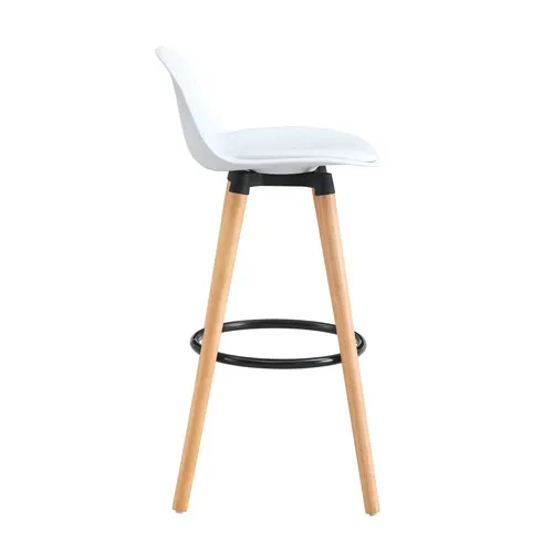 Tabouret bar H70 NORVEGE BLANC