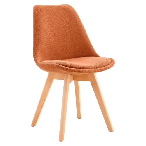 Chaise tissu NORVEGE Terracotta