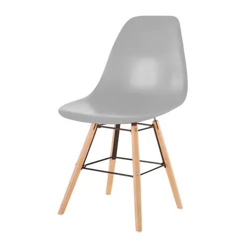 Chaise ALDA Gris vue de profil