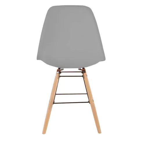 Chaise ALDA Gris vue de derrière