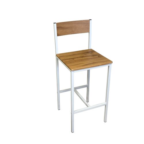 COIN REPAS + 2 TAB BAR NINO Blanc / Imitation chêne