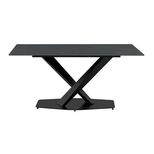 Table céramique L. 160 ELLA Gris anthracite
