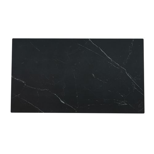 Table céramique L. 160 ELLA Gris anthracite