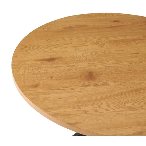 Table L. 120 cm BONNIE Imitation chêne / Noir vue détaillée