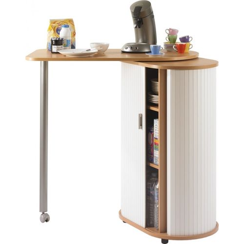 Meuble Mange-debout Hêtre Blanc