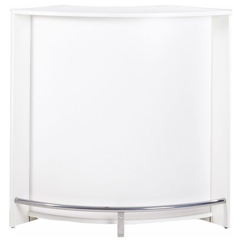 Meuble Bar Comptoir Cuisine Blanc 107 Cm - Coloris: Blanc