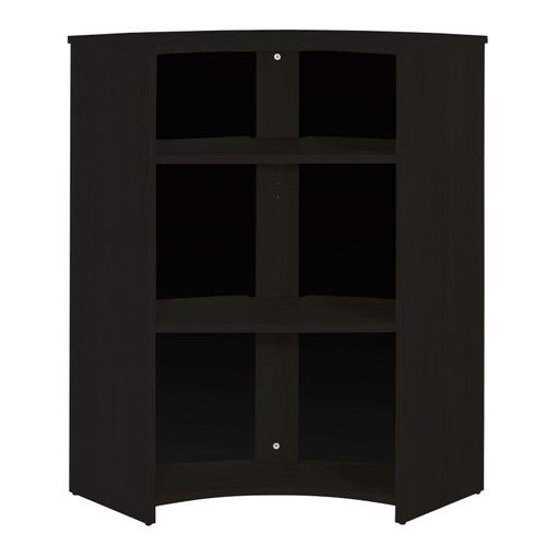 Meuble Comptoir Meuble Bar 96 Cm Face Noire 3 Niches 96,7 X 104,8 X 44,9 Cm - Coloris: Noir