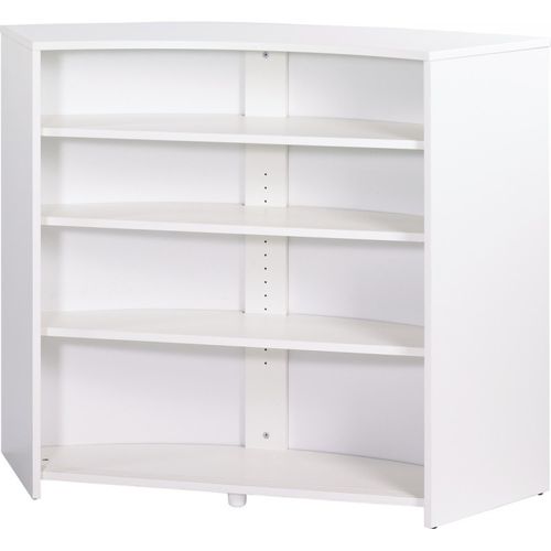 Meuble Bar, Meuble Comptoir Blanc 135 Cm - Coloris: Rock 451