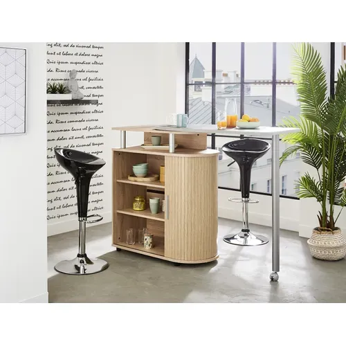 Desserte De Cuisine Et Table Pivotante Chêne