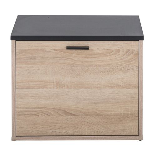 Banc Coffre à Chaussures 9 Paires - Coloris: Chêne Naturel