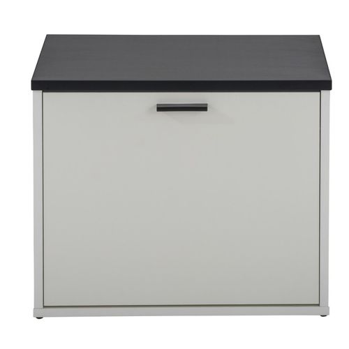 Banc Coffre à Chaussures 9 Paires - Coloris: Blanc