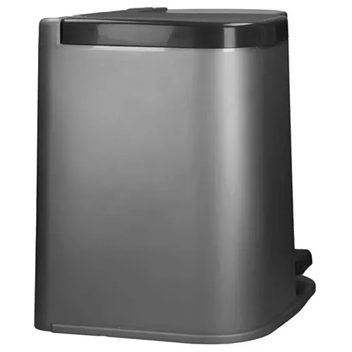 Poubelle Duo À Pédale Deco Seaux Intérieurs 15 L Et 6 L Gris