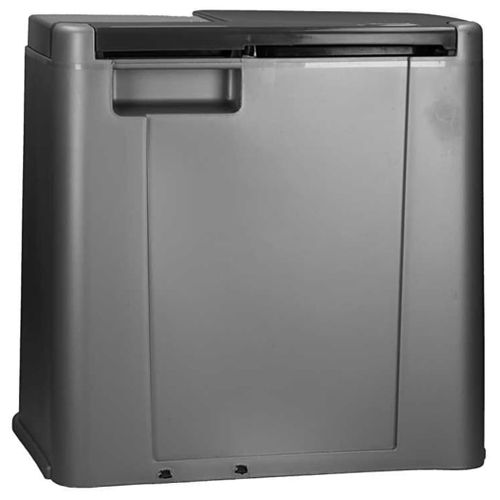 Poubelle Duo À Pédale Deco Seaux Intérieurs 15 L Et 6 L Gris