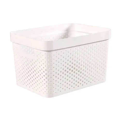 Bac 17L INFINITY blanc vue 3/4