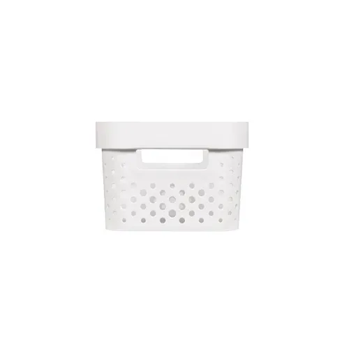 Bac 4,5L INFINITY blanc vue de face