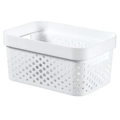 Bac 4,5L INFINITY blanc vue de profil