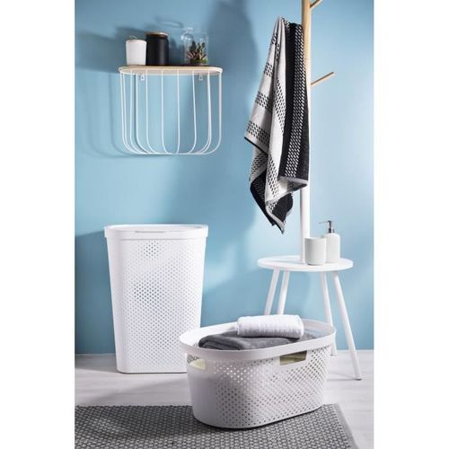 Coffre à linge 60L INFINITY Blanc