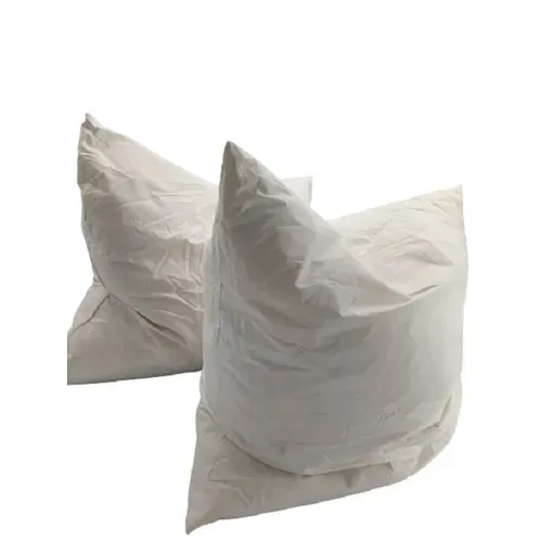 Lot de 2 Oreillers Plumettes Percale De Coton - 60 X 60 - 800grs Moelleux