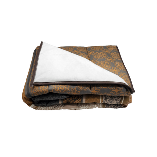 Couette Légère Imprimée Tomiris/non Tissé Blanc - 1 Personne 140x200 - Legere