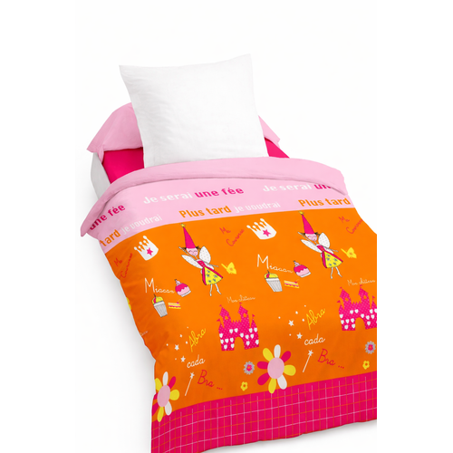 Couette Enfant Tempérée Imprimée Princesse / Fée - 1 Personne 140 X 200 - Toutes Saisons - Mortreux