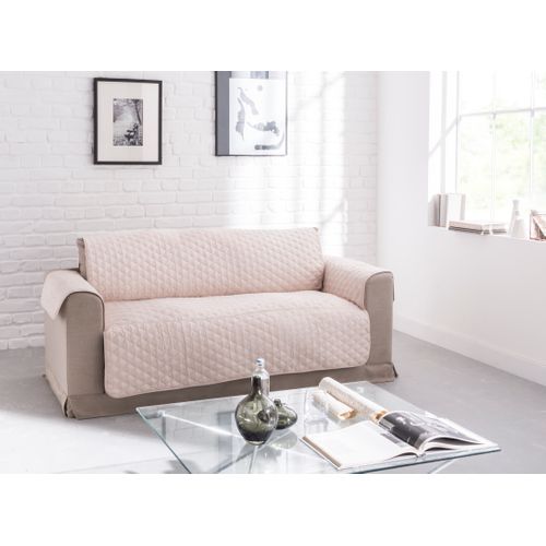 Protège Canapé 2 Places Ivoire - 6315