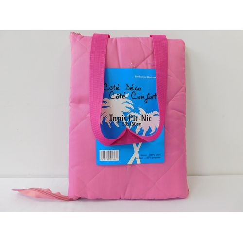 Tapis Pique-nique Rose - 150 X 150 - 7013