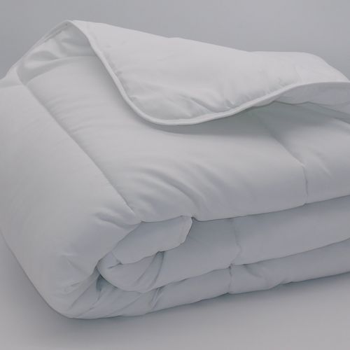 Couette Microfibre Blanche - 1 Personne - Légère