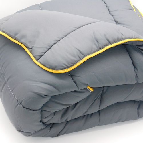 Couette tempérée Gris Clair - 2 personnes 240 x 260 - MI SAISON