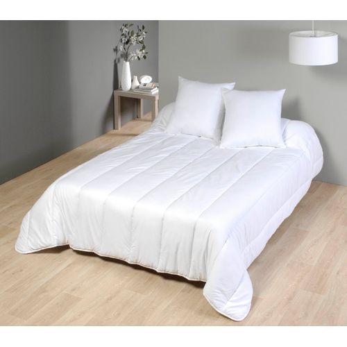 Couette Ultra Légère Blanche - 2 Personnes 220x240 - Spécial Eté