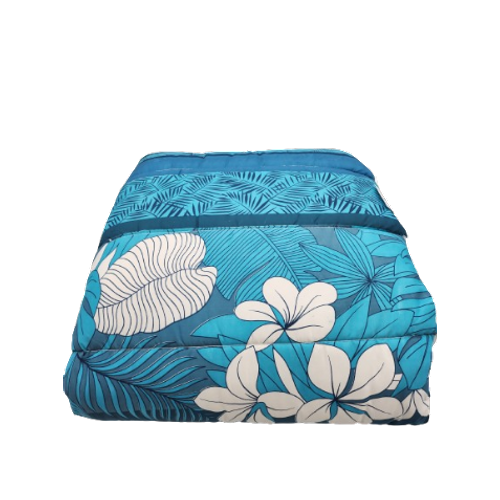 Couette Légère Imprimée Végétal - 1 Personne 140x200 - Spécial Été